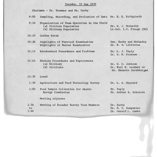staff, tuesday, may, 1959 transparent PNG cut-out
