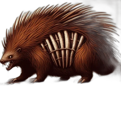 animal, creature, hair, concept art transparent PNG cut-out