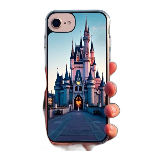 disney, castle, case, iphone transparent PNG cut-out