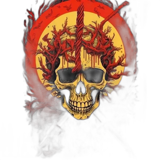 crown, mask, staff, jacket transparent PNG cut-out