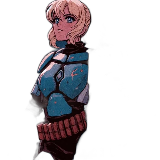 jacket, dress, staff, sword transparent PNG cut-out