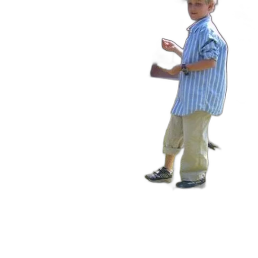 jacket, staff, robot, creature transparent PNG cut-out