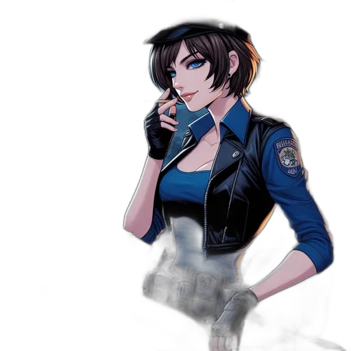 jacket, weapon, staff, dress transparent PNG cut-out