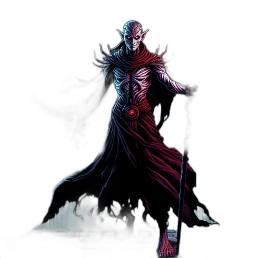 mask, creature, staff, concept art transparent PNG cut-out