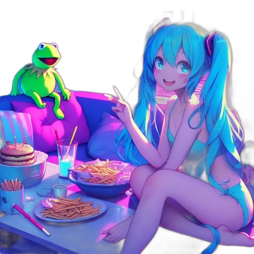 food, robot, dress, creature transparent PNG cut-out