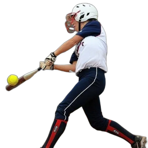 staff, female, softball, player transparent PNG cut-out