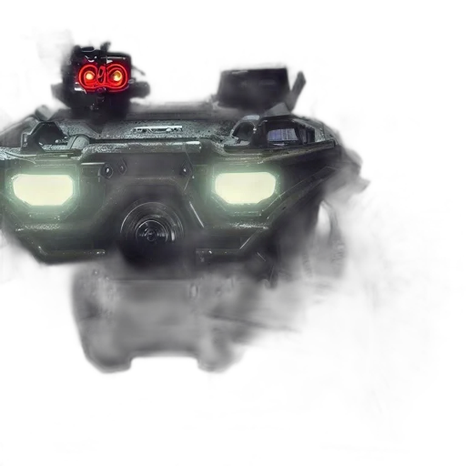 robot, car, weapon, mask transparent PNG cut-out