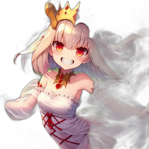 crown, dragon, staff, dress transparent PNG cut-out