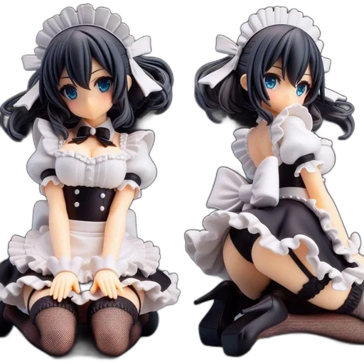 3d render, concept art, photorealistic, anime transparent PNG cut-out