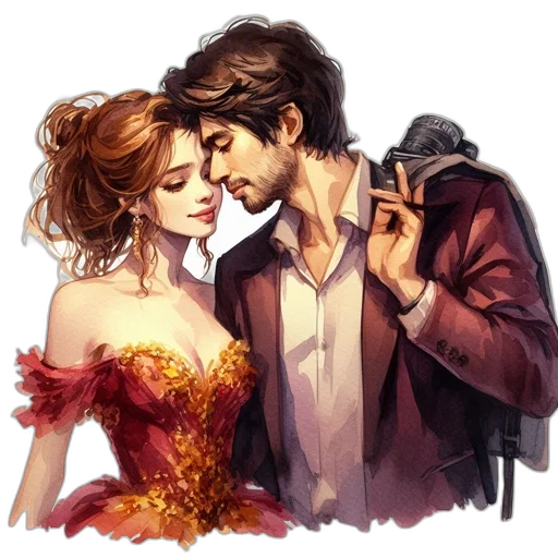 dress, fantasy art, concept art, comic book art transparent PNG cut-out