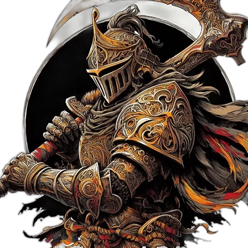 dragon, sword, fantasy art, concept art transparent PNG cut-out