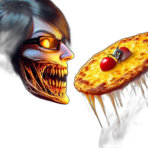 food, mask, face, creature transparent PNG cut-out