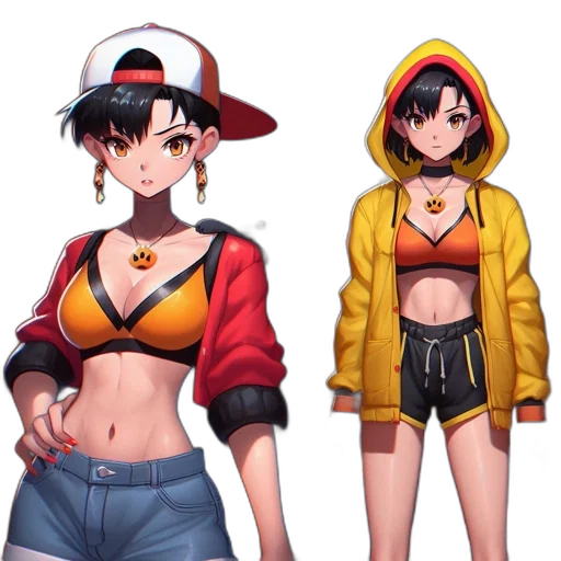 jacket, hat, concept art, pixel art transparent PNG cut-out