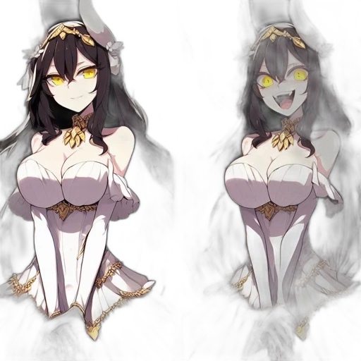 mask, dress, crown, concept art transparent PNG cut-out