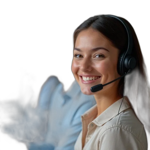 staff, smiling, group, call transparent PNG cut-out
