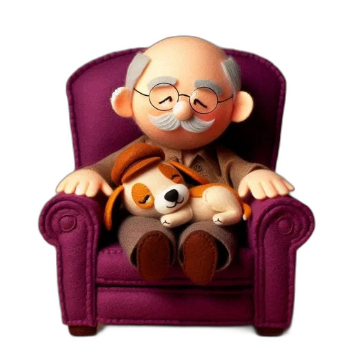 furniture, staff, animal, 3d render transparent PNG cut-out