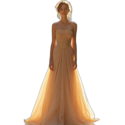 dress, concept art, 3d render, fantasy art transparent PNG cut-out