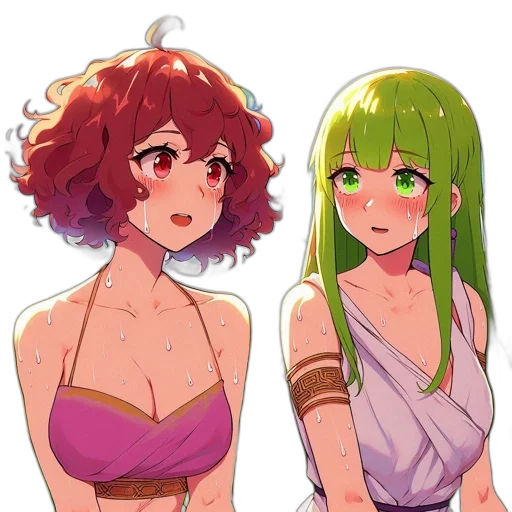 dress, anime, pixel art, concept art transparent PNG cut-out