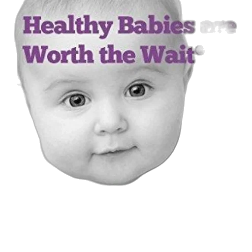 poster, baby, face, promoting transparent PNG cut-out