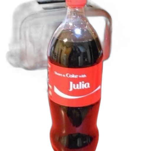 bottle, staff, food, 3d render transparent PNG cut-out