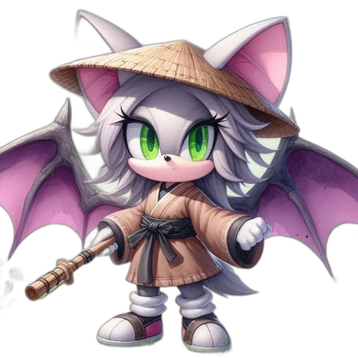 dragon, staff, hat, weapon transparent PNG cut-out