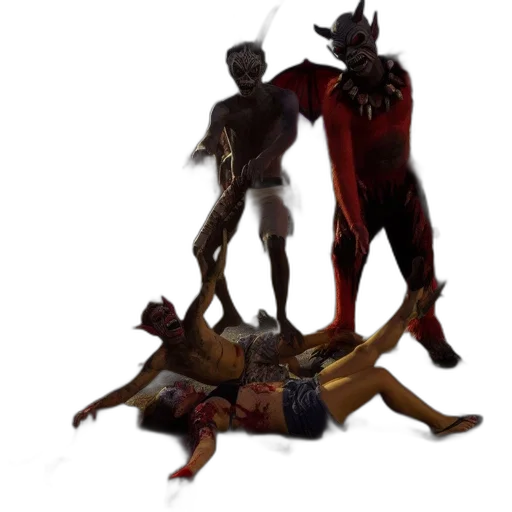 mask, creature, staff, animal transparent PNG cut-out