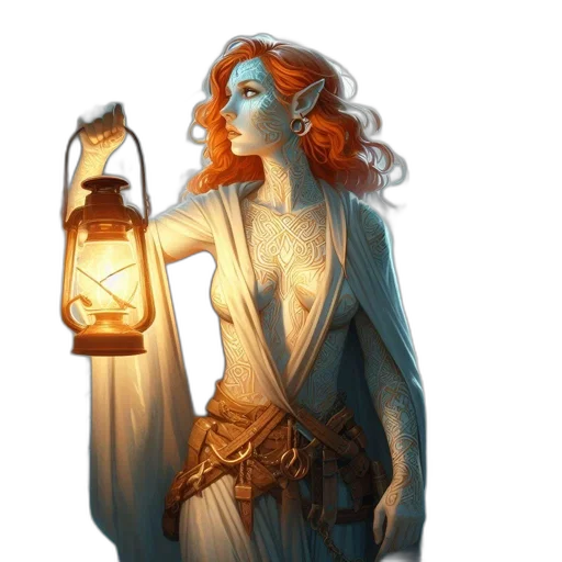 dress, concept art, fantasy art, comic book art transparent PNG cut-out