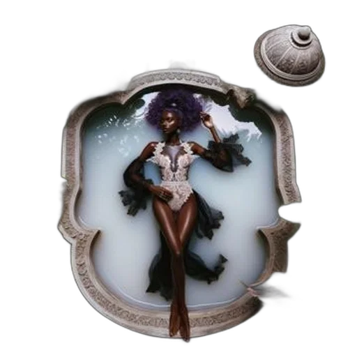 jewelry, crown, mask, fantasy art transparent PNG cut-out