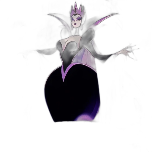 creature, dress, crown, concept art transparent PNG cut-out