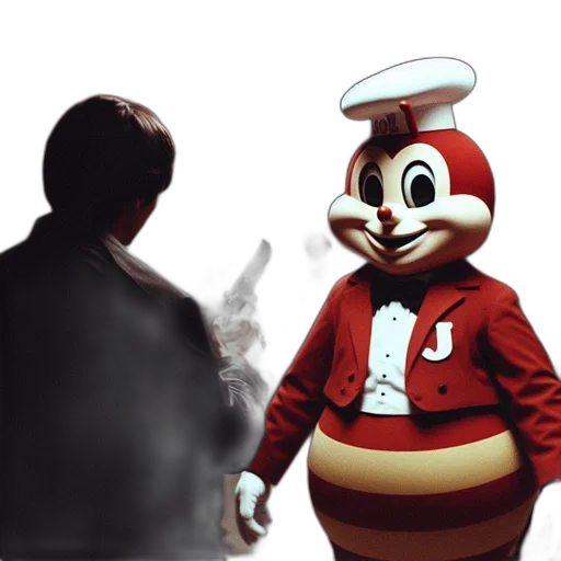 robot, staff, jacket, food transparent PNG cut-out