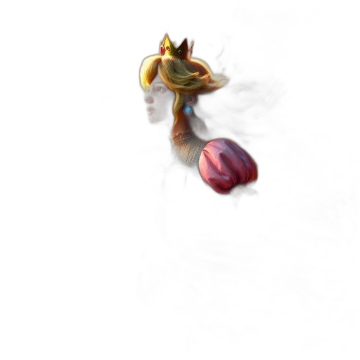 dragon, crown, creature, staff transparent PNG cut-out