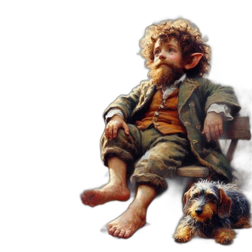 photorealistic, concept art, oil painting, fantasy art transparent PNG cut-out