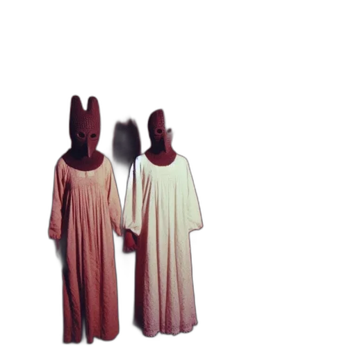 dress, mask, creature, jacket transparent PNG cut-out