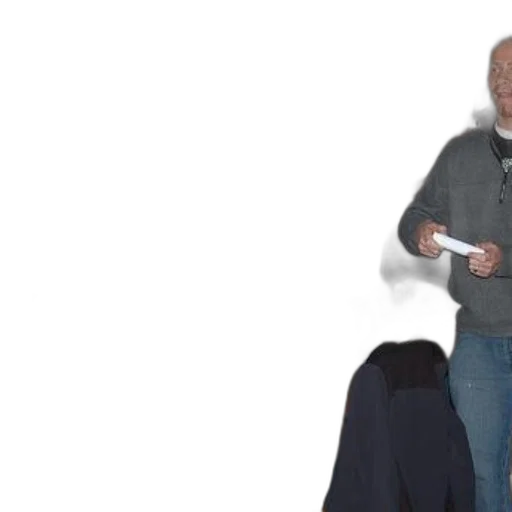 jacket, staff, weapon, robot transparent PNG cut-out