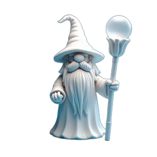 staff, hat, concept art, 3d render transparent PNG cut-out