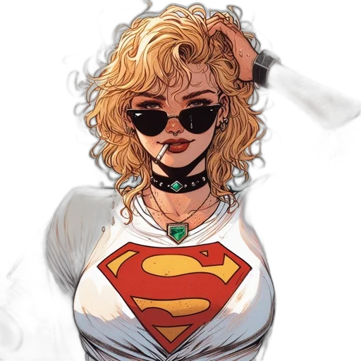 comic book art, concept art, cartoon, fantasy art transparent PNG cut-out