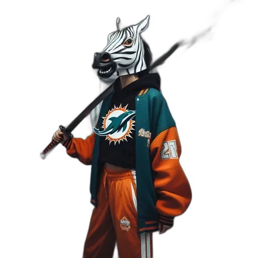 mask, staff, animal, jacket transparent PNG cut-out