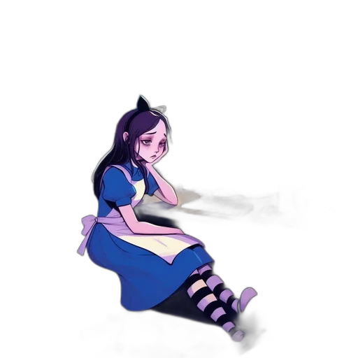 dress, staff, creature, concept art transparent PNG cut-out