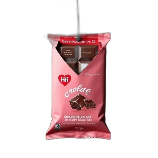 food, 3d render, photorealistic, chocolate transparent PNG cut-out