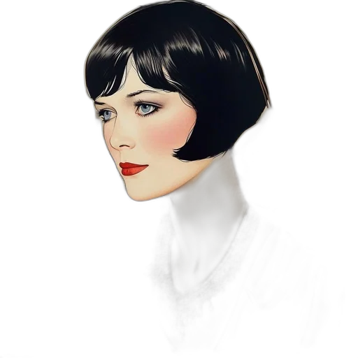 face, hair, hat, staff transparent PNG cut-out