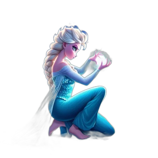 dress, dragon, staff, jewelry transparent PNG cut-out