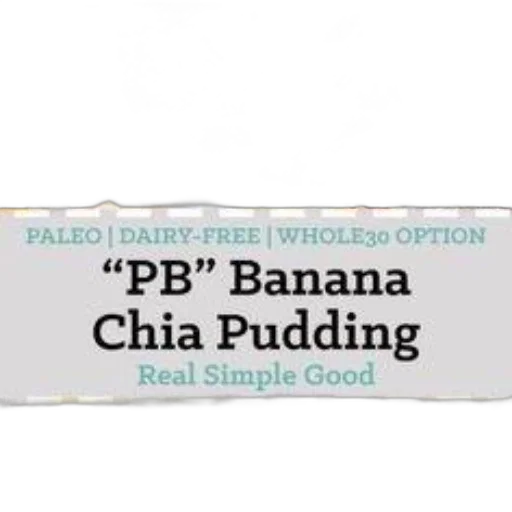 healthy, dairy-free, banana, chia transparent PNG cut-out
