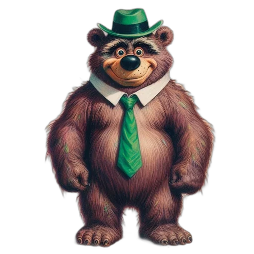 animal, hat, staff, creature transparent PNG cut-out