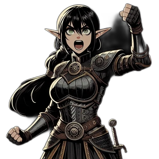 staff, sword, weapon, fantasy art transparent PNG cut-out