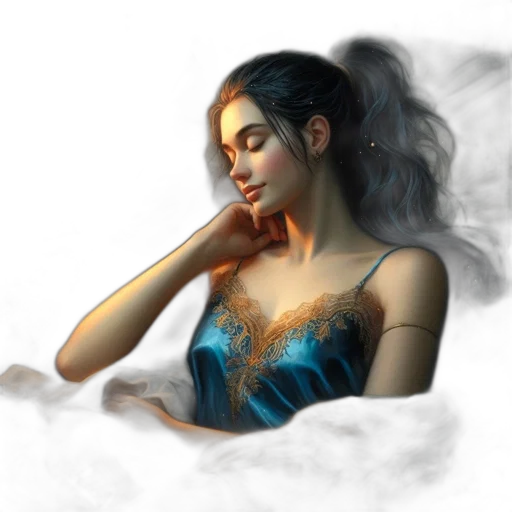 dress, jewelry, face, crown transparent PNG cut-out