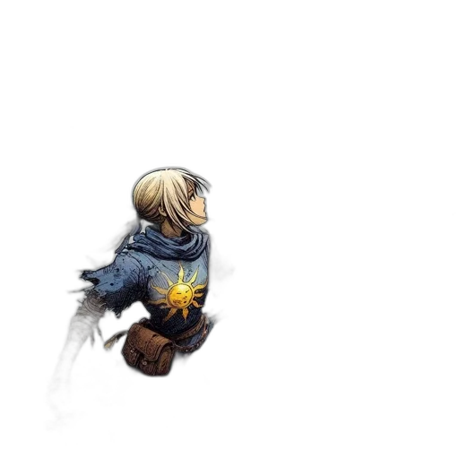 weapon, sword, staff, crown transparent PNG cut-out