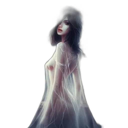dress, creature, face, mask transparent PNG cut-out