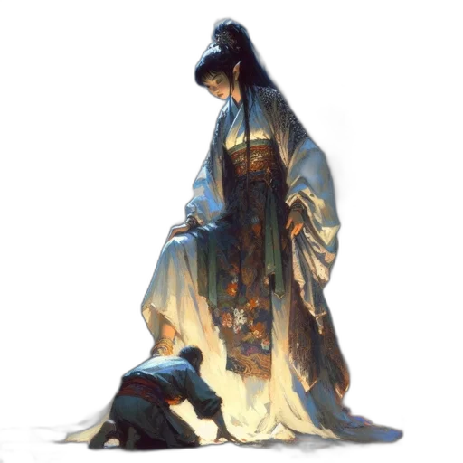 dress, sword, staff, weapon transparent PNG cut-out