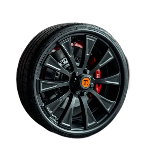 car, 3d render, flywheel, assembly transparent PNG cut-out