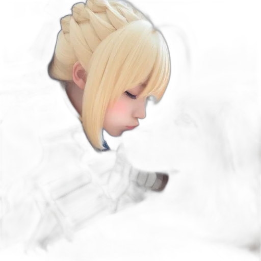 face, mask, robot, hair transparent PNG cut-out